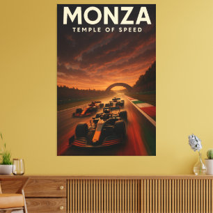 Monza Circuit Autodromo Nazionale Monza F1 Italian Canvas Print
