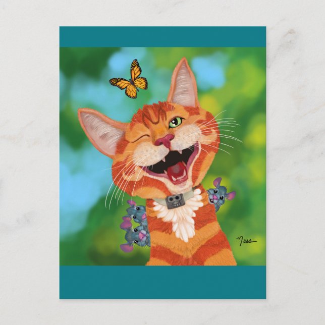 Monzo and Friends Postcard (Front)