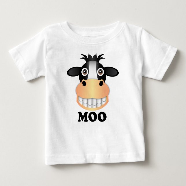 Moo - Baby Fine Jersey T-Shirt T-Shirt (Front)