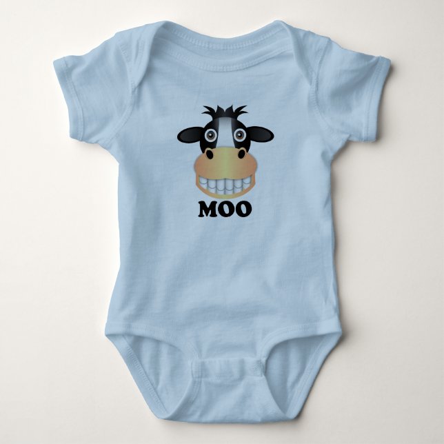 Moo - Baby Jersey Bodysuit Bodysuit (Front)