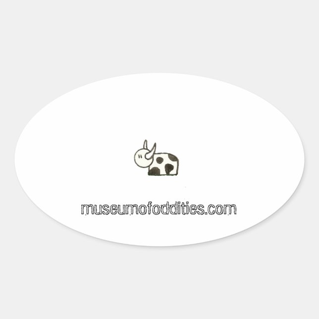 Moo Bumper Sticker (Front)