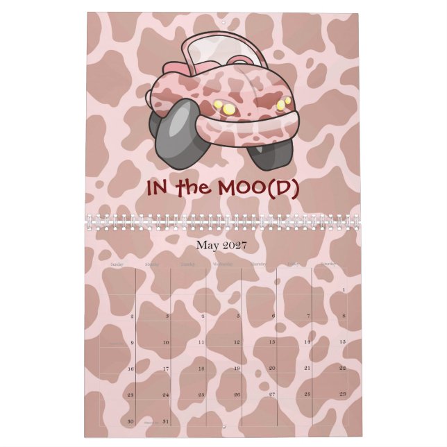 Moo Car Calendar (May 2027)