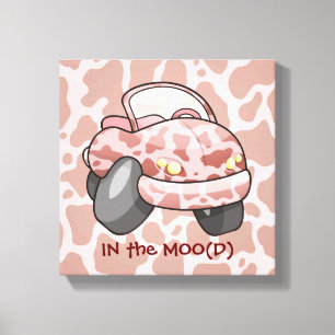 Moo Car Canvas Print