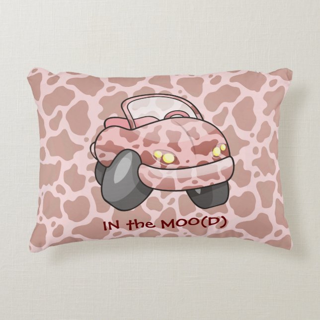 Moo Car Decorative Cushion (Front)