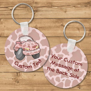 Moo Car Keychain