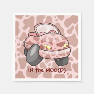 Moo Car Napkin