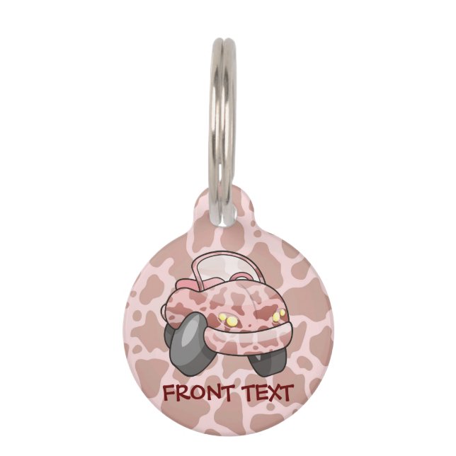 Moo Car Pet Tag (Front)