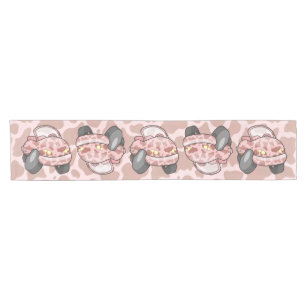 Moo Car Short Table Runner