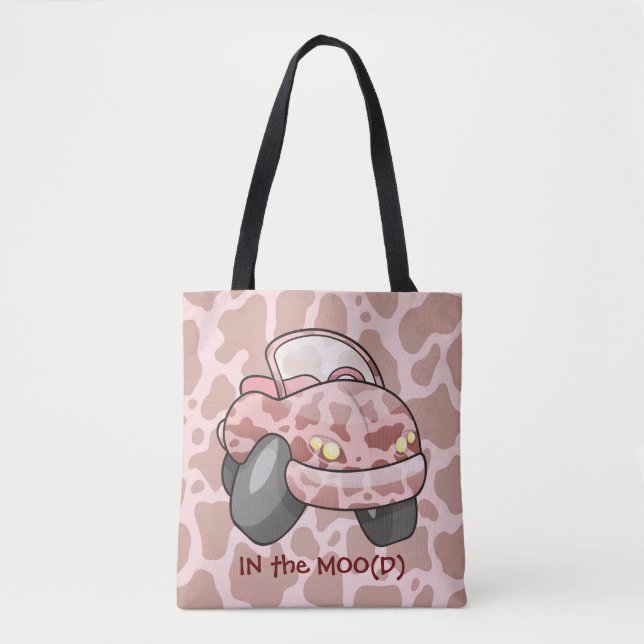 Moo Car Tote Bag (Front)