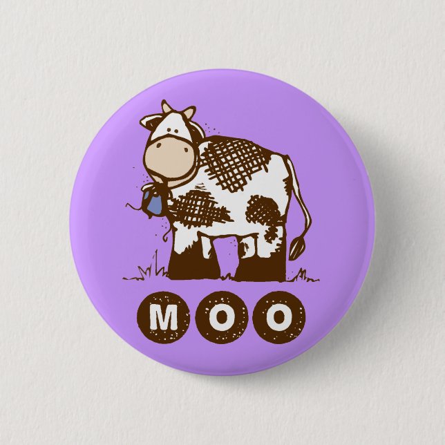Moo Cow Button (Front)