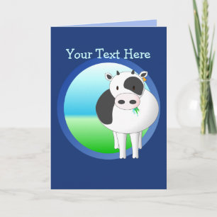 Moo-cow Greeting Card
