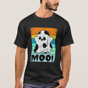 Moo Cow Print For Men Women Kids Halloween Clothes T-Shirt