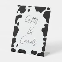 Moo Cow Spots Black White Wedding Gifts & Cards