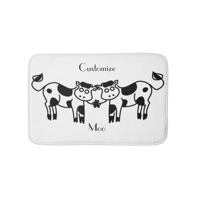 Moo Cow Thunder_Cove Bath Mat (Front)