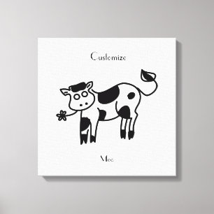 Moo Cow Thunder_Cove Canvas Print