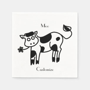 Moo Cow Thunder_Cove  Napkin