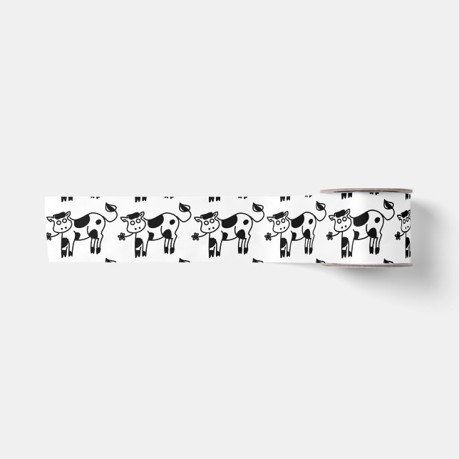 Moo Cow Thunder_Cove Satin Ribbon (Front)