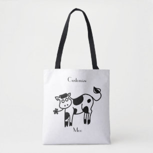 Moo Cow Thunder_Cove Tote Bag