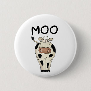 Moo Cow Tshirts and Gifts 6 Cm Round Badge