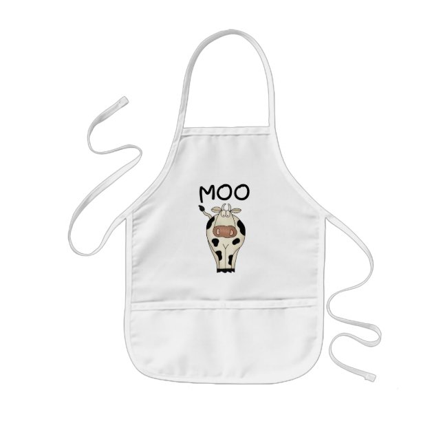 Moo Cow Tshirts and Gifts Kids Apron (Front)