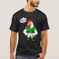 MOO CowChicken Says Moo Rooster Soccer Football