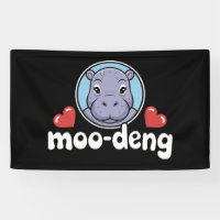 Moo Deng Bouncy Pig in Thai Picture Baby Hippo
