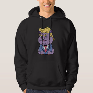 Moo Deng For Trump Hoodies, Donald  Trump 2024  Hoodie