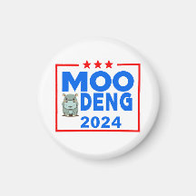 Moo Deng Funny Election 2024 Cute Hippo