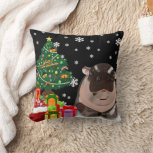 Moo Deng Hippo  Cushion