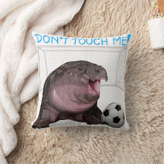 Moo Deng Hippo Cushion