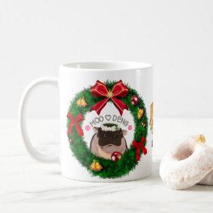 Moo Deng Hippo for Merry Christmas  Coffee Mug