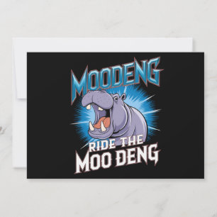 MOO DENG Hippo Ride The MOO DENG Invitation