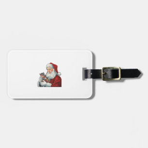 Moo Deng Santa’s Heroic Hippo Saves the Holidays L Luggage Tag