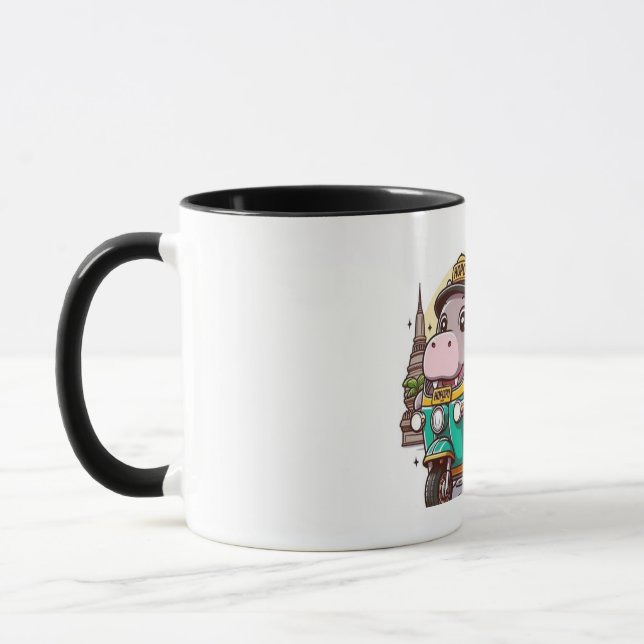 Moo Deng the Baby Hippo Mug (Left)
