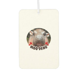 MOO-DENG THE FAMOUS BABY PIGMY HIPPO MOODENG - OFF CAR AIR FRESHENER