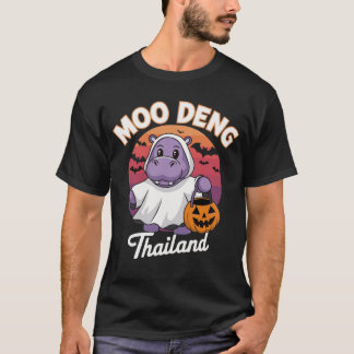 Moo Deng: The Ghostly Hippo T-Shirt