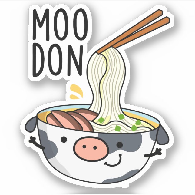 Moo-don Funny Udon Pun  (Front)