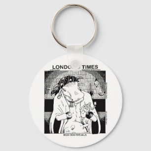 Moo Doo Rituals New Orleans Cow Funny Gifts Key Ring