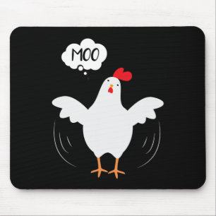 Moo Fun Cowchicken - Fun For Men And Women Mouse Pad