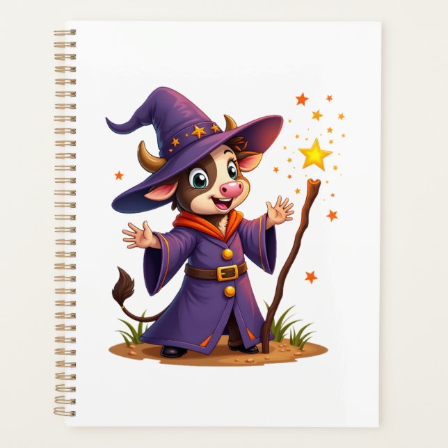 Moo-Gician the Cow Sorcerer Planner (Front)