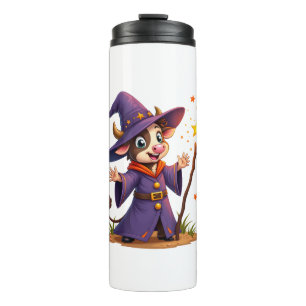 Moo-Gician the Cow Sorcerer Thermal Tumbler