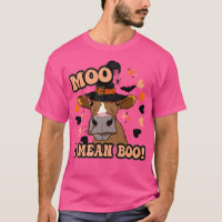 Moo I mean boo cute Halloween cow western fall hei