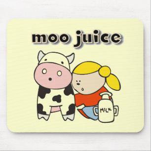 Moo Juice Tshirts and Gifts Mouse Pad