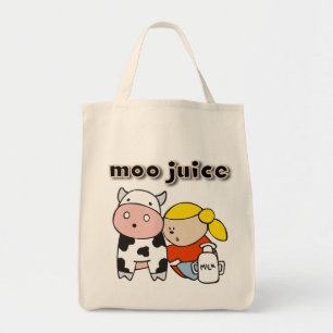Moo Juice Tshirts and Gifts Tote Bag