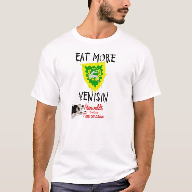 Moo Mercs Eat More Venison! T-Shirt (Front)