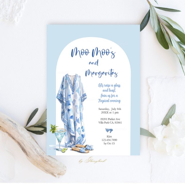 Moo Moo's & Margaritas Party Invitation (Creator Uploaded)