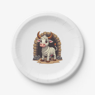 Moo-Mummy Returns Paper Plate