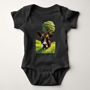 Moo-ning for a Massage Baby Bodysuit