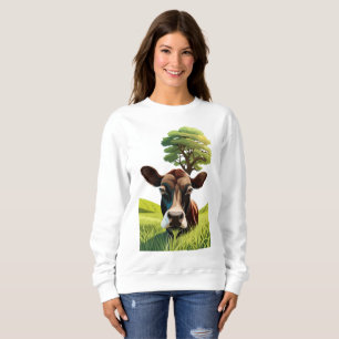 Moo-ning for a Massage Sweatshirt