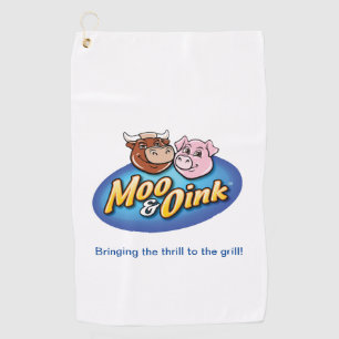 Moo & Oink Golf Towel